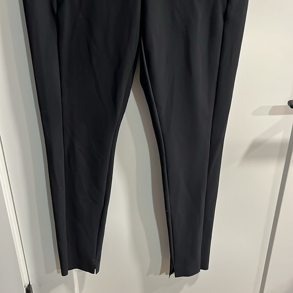 Athleta Pants Stellar Tight Black Side Zippers Stretch Knit Skinny Pant EUC - Picture 5 of 13